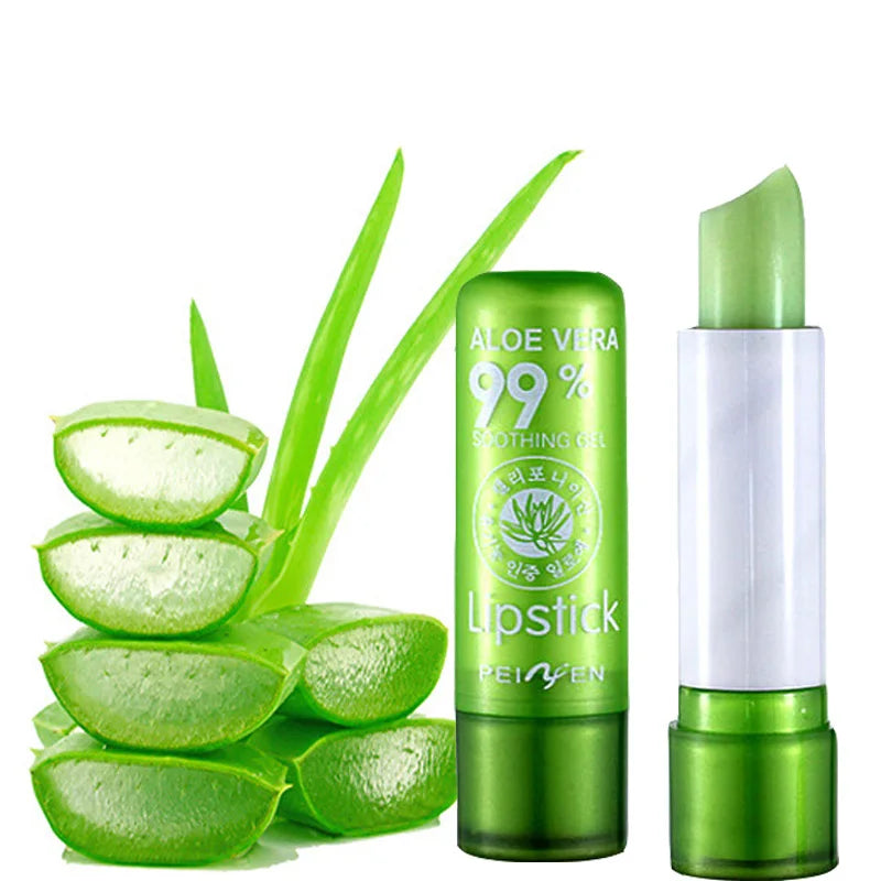 Aloe Vera Lipstick Color Changing Lip Balm Lasting Moisturizing Waterproof