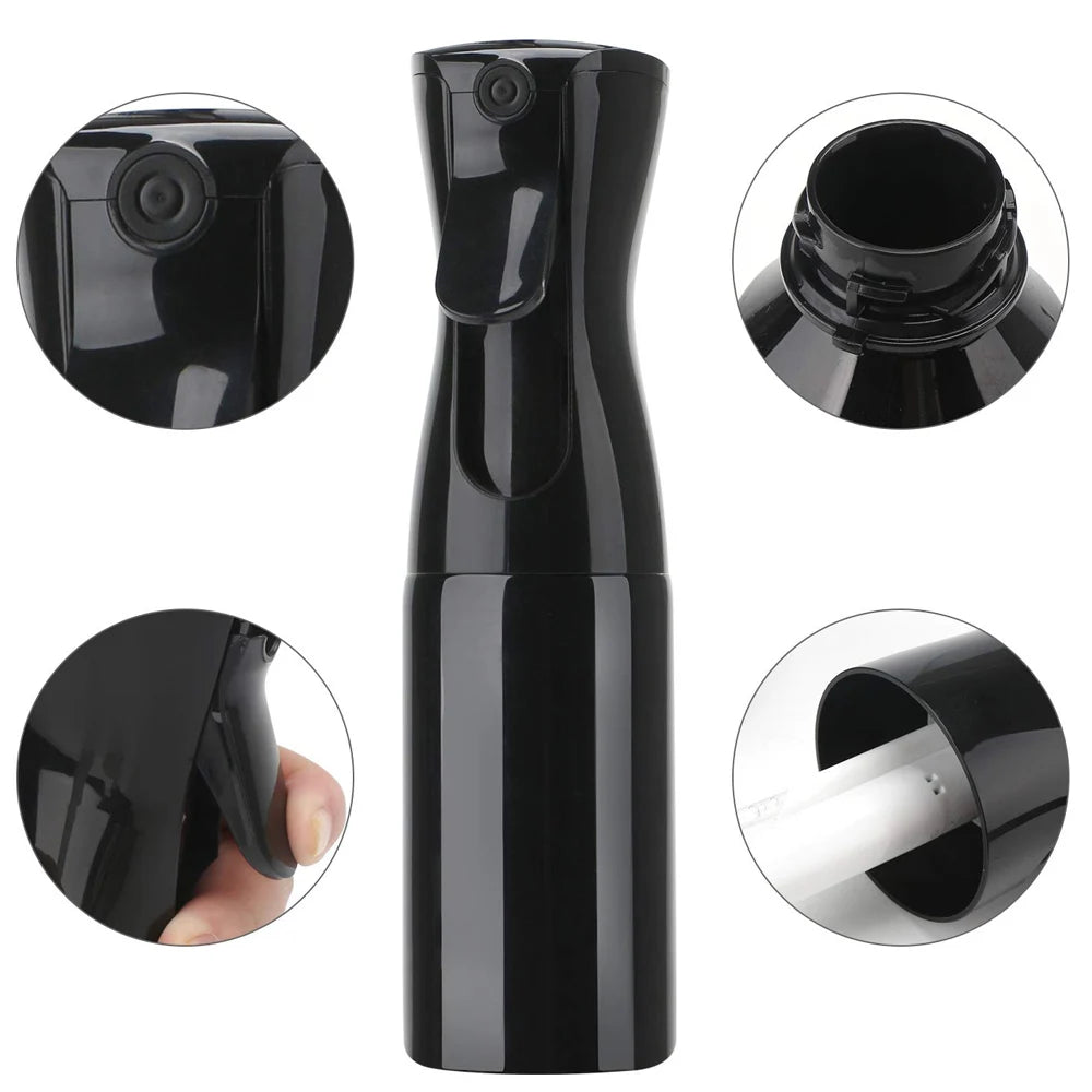 Ultra Fine Mist Hair Spray Bottle - Salon-Grade Refillable Mister (200ml/300ml)ber Hair Tools