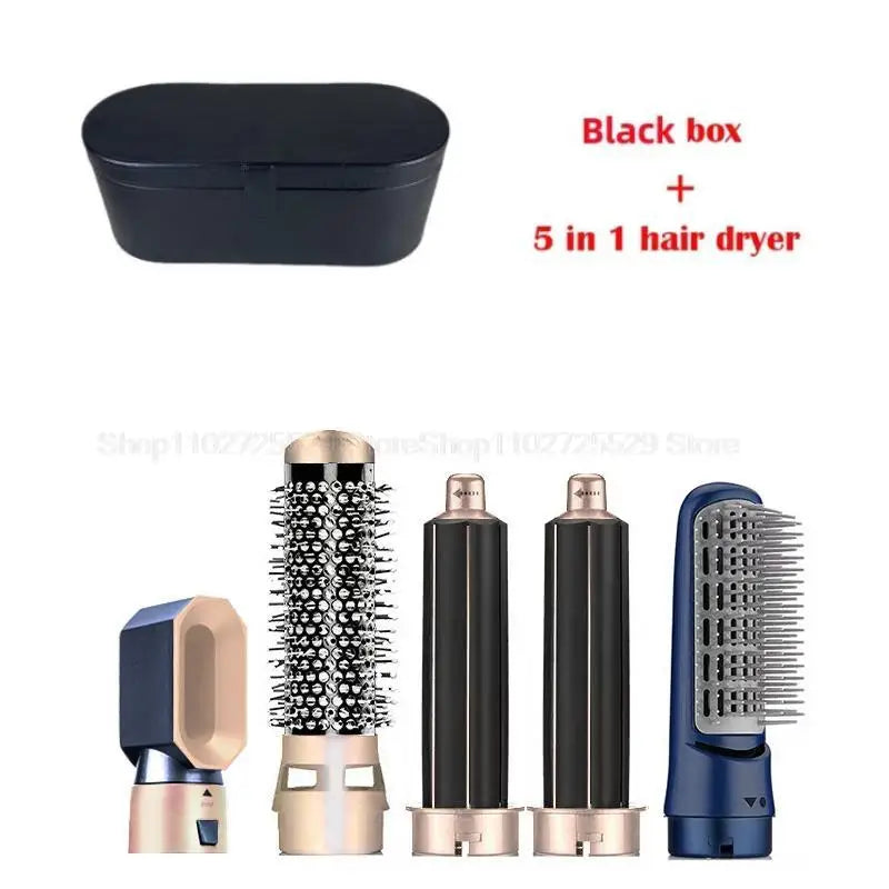 Hair Dryer Multi Hair Styler 5 in1 Curling Iron Hair Straightener With Hair Brush