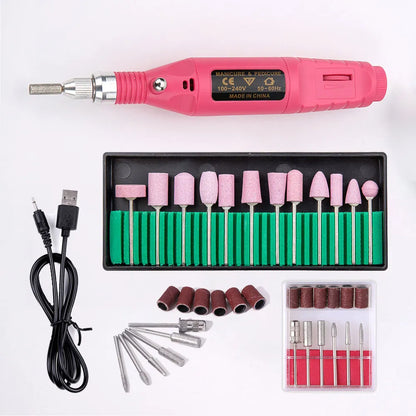 High Quality Electric Nail Drill Machine Set , Nail Sander , Gel Polish Remover