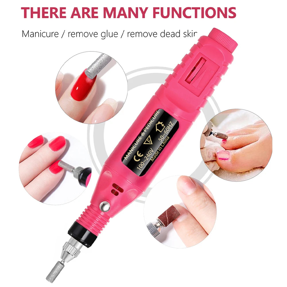 High Quality Electric Nail Drill Machine Set , Nail Sander , Gel Polish Remover