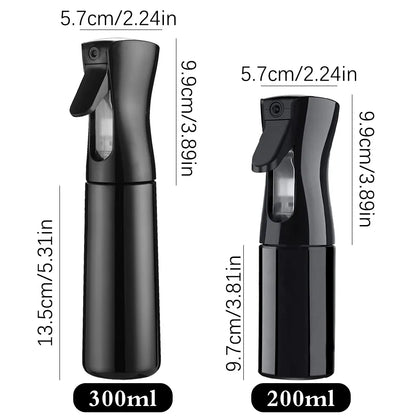 Ultra Fine Mist Hair Spray Bottle - Salon-Grade Refillable Mister (200ml/300ml)ber Hair Tools